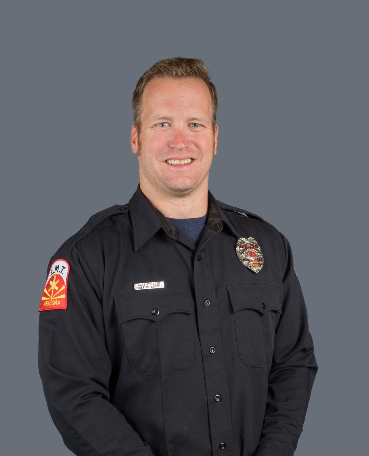 Kurt Strieter promoted to engineer at Golder Ranch Fire District